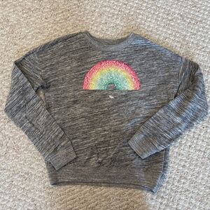 🌈 Abercrombie kids sweatshirt with flip sequins